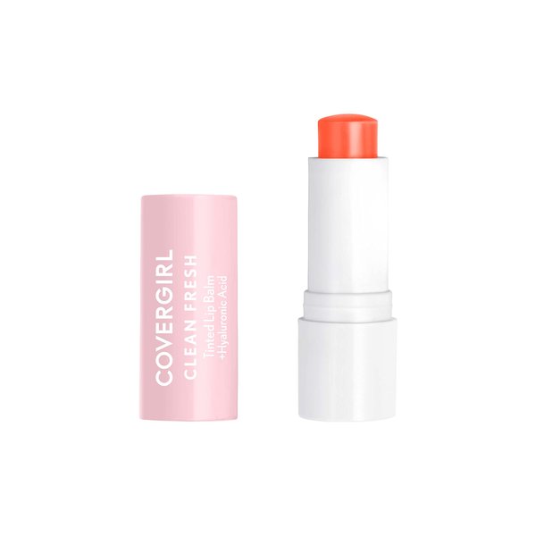 COVERGIRL Clean Fresh Tinted Lip Balm, Made for Peach, Shelf Pack of 2