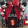 Rock and Roll Party Decorations, Party Like A Rockstar Banner for Born to Rock Music Rock N Roll Birthday Party Supplies