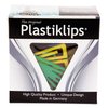 Baumgartens LP0200 Plastiklips Paper Clips, Small, Assorted Colors, 1,000/Box