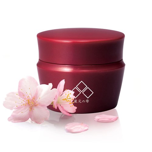 Japanese Moisturizer, Face Cream for Women&Men, Hydrating formula, Smooth skin, Cherry Blossom sakura extract, Vitamin C, AHA, “Kuramoto-no-Shizuku”, Paraben Free, Cruelty Free (0.21 oz)