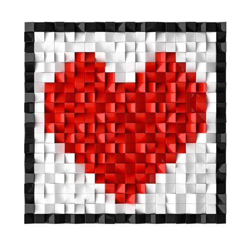 Scosloo DIY Valentine's MOC Creative Mini Love Heart Building Blocks, Love Micro Bricks Pictures Frame Building Toy, Gifts for Valentine's Day Mother's Day, 403PCS