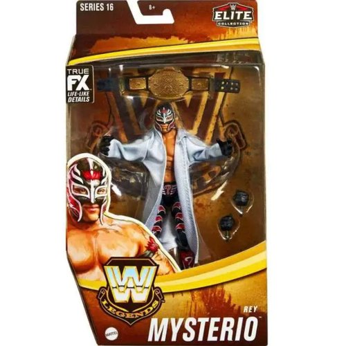 WWE Rey Mysterio Elite Collection True FX Series 16 Legends Action Figure