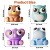 4Pack Squeeze Stress Relief Toy,Funny Animals Eyeball Burst Toys with Pop Out Eyes,Fidget Toys for Age 3 to Adult,Kawaii Squishy Toy for Birthday Gifts, for All Occasions (Cool Animals)