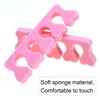 6 Pairs Toe Separators Finger Spreader Set,MWOOT Soft Sponge Finger Toe Divider Spacer Cushions Nail Art Manicure Tools for Gel Polish Coating Painting Pedicure