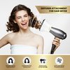 Herbishh Universal Hair Dryer Diffuser - Adjustable 3.5-8 cm, Rotary Clip for Curly & Wavy Hair, Even Heat, Reduces Frizz & Adds Volume, Heat-Resistant Air Hood for Effortless Curl Definition (White)