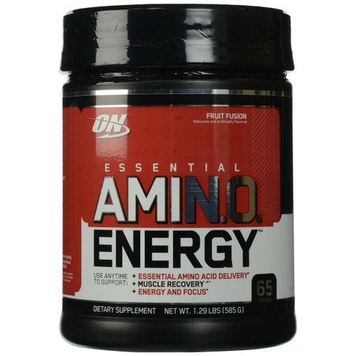 Optimum Nutrition Essential Amino Energy with Green Tea and Green Coffee Extract, Flavor: Fruit Fusion, 65 Servings