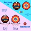 14" Dart Board for Kids, Basketball Hoop for Kids Toddlers, Sports & Outdoor Play Easter Gift Toys for Kids for 3 4 5 6 7 8 9 10 11 12 Year Old Boys Girls, Party Favors for Birthday