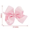 MEEDEE Pink Bows Girls Headband Bow for Girls Grosgrain Ribbon Hair Hoop Headband for Toddlers Kids Party Decoration Cosplay Costume Headwear Makeup Handmade Hair Band