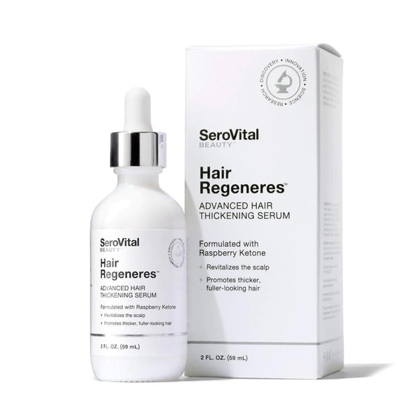 Serovital Advanced Hair Thickening Serum – Revitalize Scalp – Hair Loss Treatment – Scalp Serum Drops – Strengthen Hair- 2 Fluid Oz