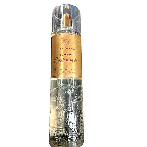 In Fashion Design Bath and body Lotion, Perfume Mist, Shower Gel Fragrance Collection (Ivory Cashmere Mist, 8 Oz)