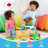 iuuoi 70Pcs Tetra Tower Game for Kids & Adults, Tetris Board Game for Kids 4-8 8-12, Team Building Blocks Toy, Stack Attack Family Party Game, Toys, Gift