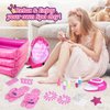 Shemira Gift Set for Girls 7, 8, 9, 10-12 Years Old, Spa Day Toys, Kids Manicure Pedicure Kit and Nail Art Kit, Birthday Gifts for Girls Age 7-12, Girls Party Supplies