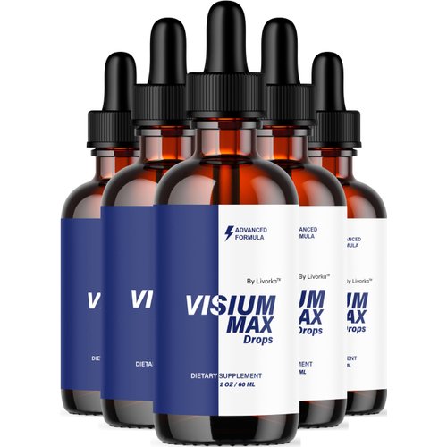 (5 Pack) Visium Max Drops - Visium Max Drops Vision & Eye Health Support Supplement, All Natural Premium Advanced Liquid Formula Drop for Overall Wellness and Support Health, 5 Bottles for 5 Months