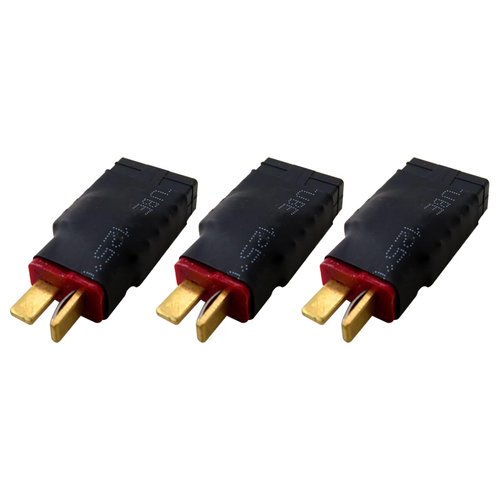Gxcdizx 3 Pairs T Plug to Big Tamiya Connector Female Male Adapter Wireless Connectors for RC FPV Drone Car Truck Lipo NiMH Battery Charger