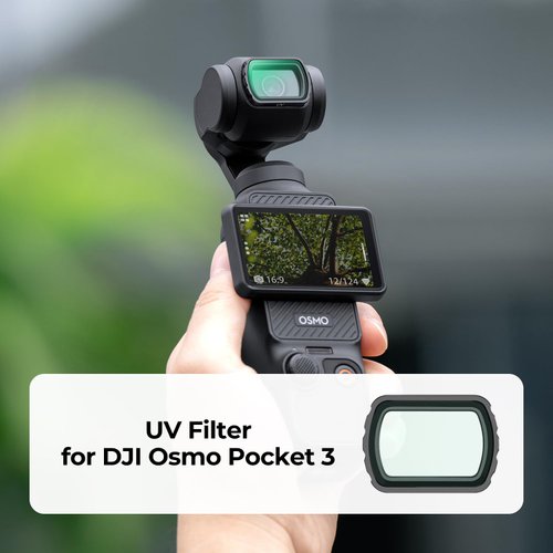 K&F Concept Magnetic UV Filter for DJI Osmo Pocket 3, Magnetic Multi Coated Lens Protect Filter for DJI Pocket 3 Creator Combo