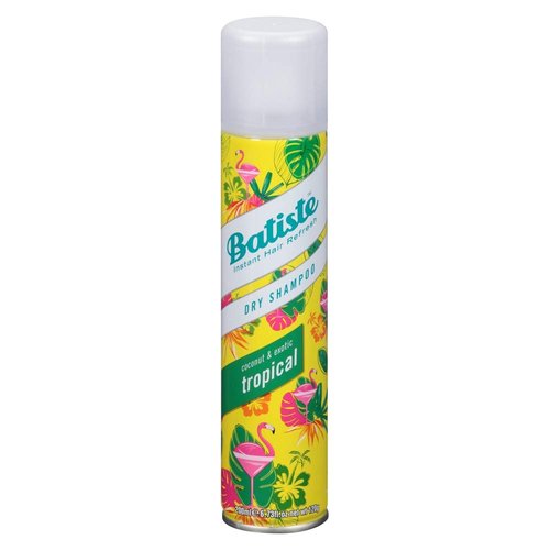 Batiste Instant Hair Refresher Dry Shampoo, Tropical Exotic Coconut, Refreshes Hair Without Drying Out, 3.81 oz (Pack of 2)