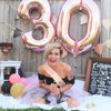 YARIEW 30th Birthday Decorations 30th Birthday Headband + 30 Talk Thirty To Me Birthday Sash + Pearl Pin Set, 30th Birthday Sash and Tiara for Women, 30th Birthday Gifts for Women