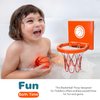 MARPPY Bath Toys - Bathtub Basketball Hoop for Kids, Toddlers - Suction Cup Basketball Hoop and 4 Soft and No Hole Balls - Baby & Toddler Bath Toys - Boys & Girls - Mini Basketball Hoop