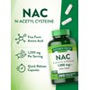 Nature's Truth NAC N-Acetyl Cysteine | 1,200mg | 200 Capsules | Free Form Amino Acid | Non-GMO & Gluten Free Supplement