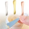 LUTQ Metal Makeup Spatula Tool - Spatula for Skincare, Cosmetic Scoop for Creams, Lotions, Masks - Makeup Spatula in Rose Gold, Silver and Gold Colors