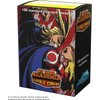 Jasco My Hero Academia Collectible Card Game All Might Flex Card Sleeves | 100 Dragon Shield Art Sleeves | Card Game Holder | PVC and Acid-Free | Designed for Use with TCG and LCG Games | Made
