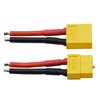Blomiky XT60H 5 Pairs Female and Male 14AWG Silicon Wire Extention Deans XT60 Plug Connector for RC Cars Drone Lithium Battery XT60 Plug 5
