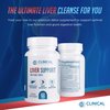 Clinical Effects: Liver Support - Natural Milk Thistle and Zinc Supplement - 3 Pack - Helps Detox and Cleanse The Liver - Supports Liver Function and Digestive Health - Made in The USA