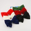 6 Pack Solid Color 5.2'' Bow Clips Women Hair Barrettes Hair Accessories