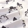 IWOKA Soft Newborn Baby Deer Print Blanket Bedding Blanket Wrap Swaddle Blanket Bath Towel+Hat (Deer Print)