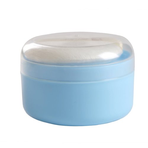 Topwon 3.5'' Baby After-Bath Powder Puff Kit Container Dispensor Case with Sifter | BPA Free (1 Packed)