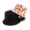 Funny Bucket Hat Sun Hat for Women Men,Unisex Reversible Cotton Summer Beach Hat Fisherman Hat Hot Dog