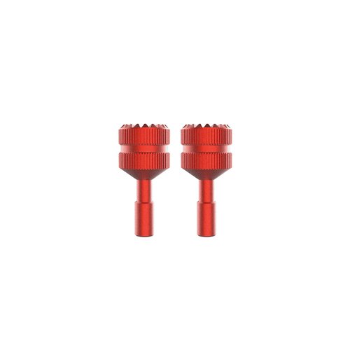 Mini 3 Pro Aluminum Alloy Control Sticks Thumb Rocker Joysticks for DJI RC/Mini 3 Pro Controller Accessories (Red)