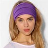 SEVENHEAD Headbands for Women, Purple Non Slip Hair Wrap Yoga Elastic Hair Bands Workout Running Sport Wide-Side Sweat-Absorbing and Anti-Perspiration for Girls