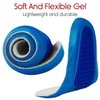 Envelop Gel Insoles for Men and Women - Shoe Heel Orthotics for Running, Hiking - Heel Cup Cushion Half Inserts - Reduce Foot Pain from Plantar Fasciitis, Spurs, Achilles and Arch Issues
