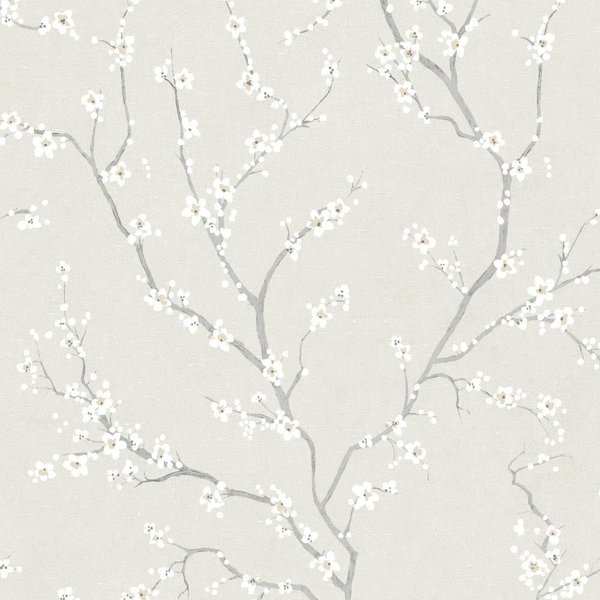 RoomMates RMK11271WP Pearl Cherry Blossom Peel and Stick Wallpaper