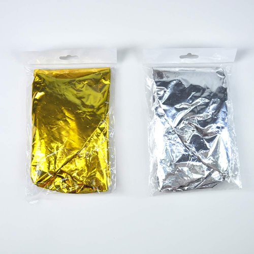 6Pcs Aluminum Foil Baking Oil Hair Caps Waterproof Dustproof Nourishing Hair Dye Cap Elastic Salon Spa Shower Cap for Women and Men (Silver)