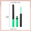 Kilshye Matte Eyeliner Glow Liquid Eyeliners Highpigment Smooth Eye Liner Cosplay Fluorescent Eyes Makeup for Women and Girls Pack of 1 (Green 35)
