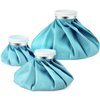 Ice Pack for Injuries Reusable: Ohuhu 3 Packs Ice Cold Packs Ice Bag Hot Water Hot & Cold Therapy Pain Relief for Knee Leg Injury No-Leak Breathable Waterproof Ice Bags 3 Sizes 6"/9"/11", Light Blue