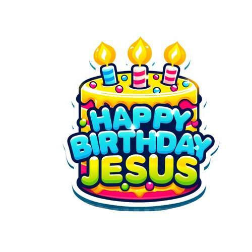 A Set of 50 - Christmas Happy Birthday Jesus Temporary Tattoos - Faithful Skin Adornments for Meaningful and Festive Commemoration of Jesus Christ's Birth True Spirit of the Season