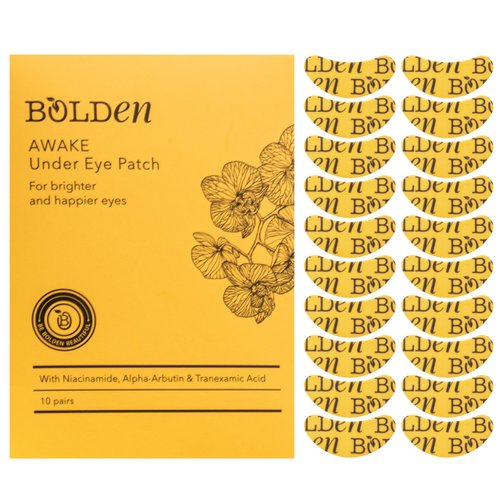 Bolden Awake Under Eye Patch | Eye Mask For Dark Circles, Puffiness &amp; Discoloration | Brightening...