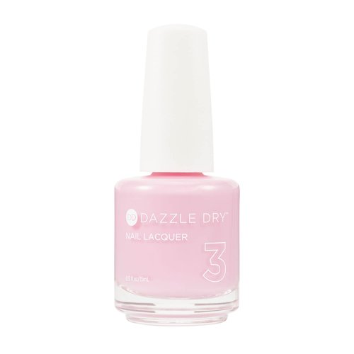 Dazzle Dry Nail Lacquer (Step 3) - Soft Caress - A cool peony pink. Full coverage cream. (0.5 fl oz)