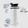 Ice Shaker 26 Oz Shaker Bottle, Stainless Steel Insulated Water Bottle and Protein Shaker, As Seen on Shark Tank