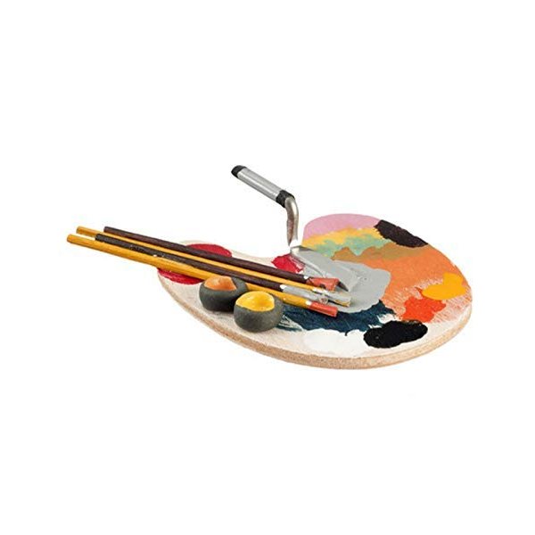 Melody Jane Dolls Houses Dollhouse Artist Palette Set