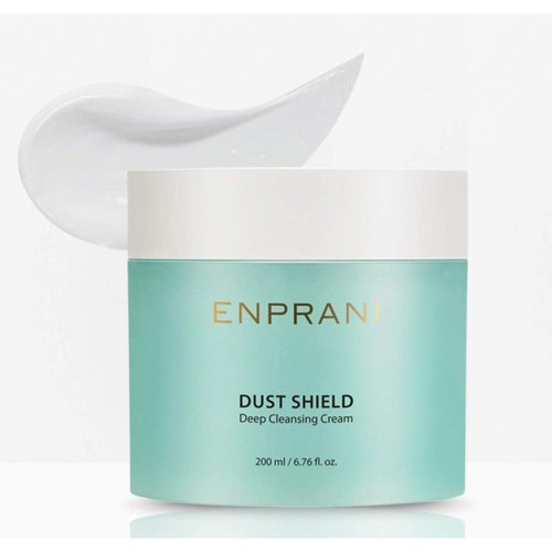 Enprani Face Cleanser, Dust Shield Deep Cleansing Cream 6.76fl.oz/200ml