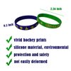 48 Pack Mardi Gras Party Favors Rubber Bracelets - Carnival Birthday Party Supplies Decorations Goodie Bag Stuffers Fillers Silicone Wristbands