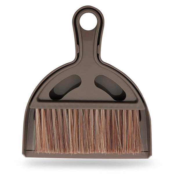 Mini Broom and Small Dustpan Brush - Mini Broom and Dustpan, Small Broom and Dustpan Set, Mini Dustpan and Brush Set, Small Dust pan and Brush Set, Hand Broom and Dustpan Set for Home/Camping/Pets.