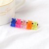 Handmade Colorful Resin Hair Clip Cute Gummy Bear Hair Pins Barrettes Candy Color Cartoon Animal Hairpin Hair Accessories for Women Jewelry-Bear