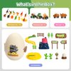 Dinosaur Toys for Kids 3-5, Interactive Set of Dino Toys, Dinosaur Toys for Boys Girls, Dino Egg Amusement Park with Dinosaur Figure Toys Dinosaur Cars, Toddler Toys for Birthday Gifts