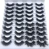 HBZGTLAD 20 pairs 3D Mink Lashes Natural False Eyelashes Dramatic Volume Fake Lashes Makeup Eyelash Extension Silk Eyelashes(F082)