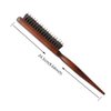 1 Piece Boar Bristle Backcombing and Combing Brush for Edge Control and Volumizing Hair